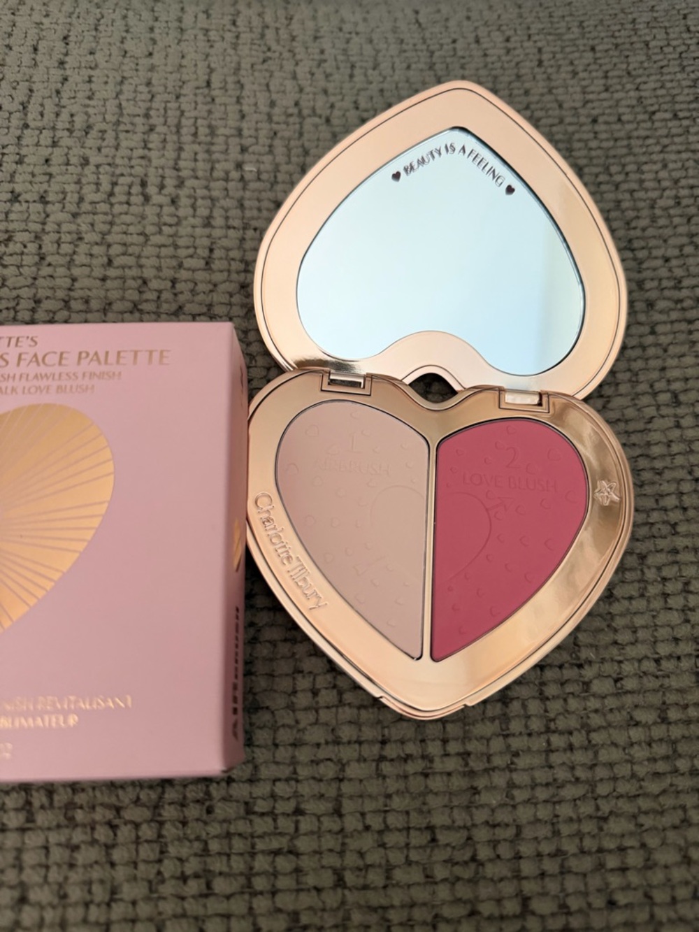 Charlotte Tilbury Beauty Soulmates Face Palette - Pillow Talk Flawless Pink